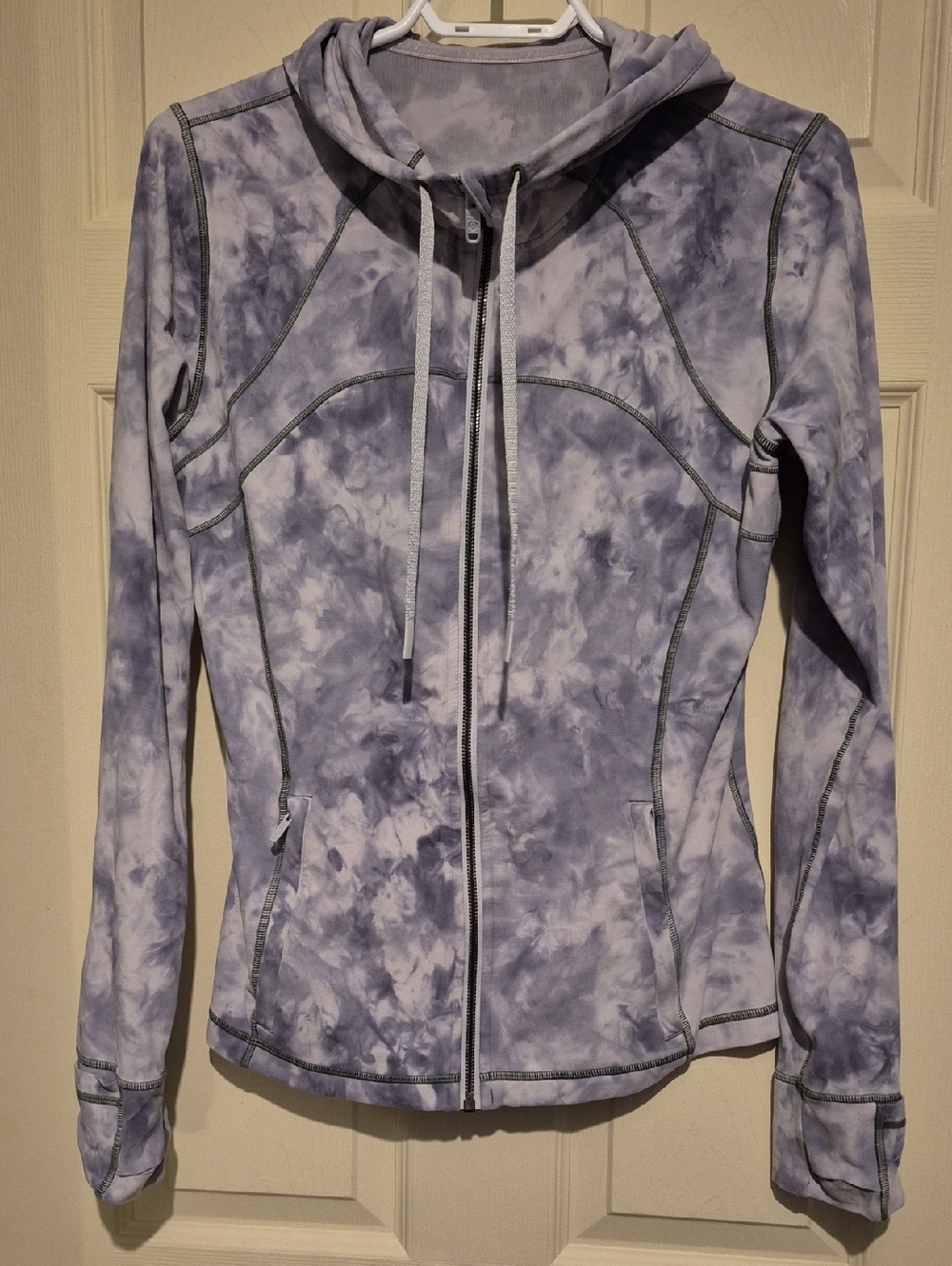 🍋 Lululemon Athletica Hooded Define Jacket *Nulu Diamond Dye Stargaze  Size 10
